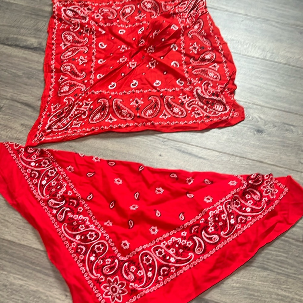 Red bandanas
